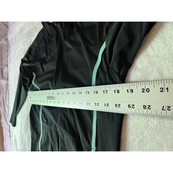 LBH Womens Lightweight Jogging Athletic Hooded Jacket Small Black Stretch Active - Picture 8 of 9